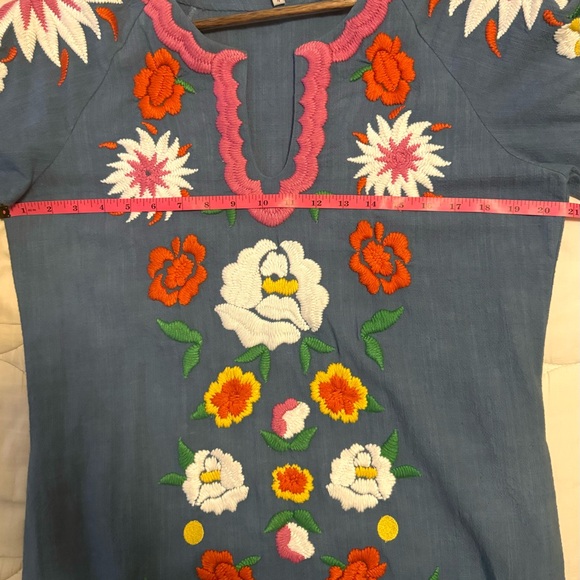 Frances Valentine Floral Embroidered Caftan - Picture 7 of 7